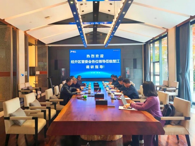 芜湖经开区管委会主任周浩一行莅临云顶4008集团官网调研指导